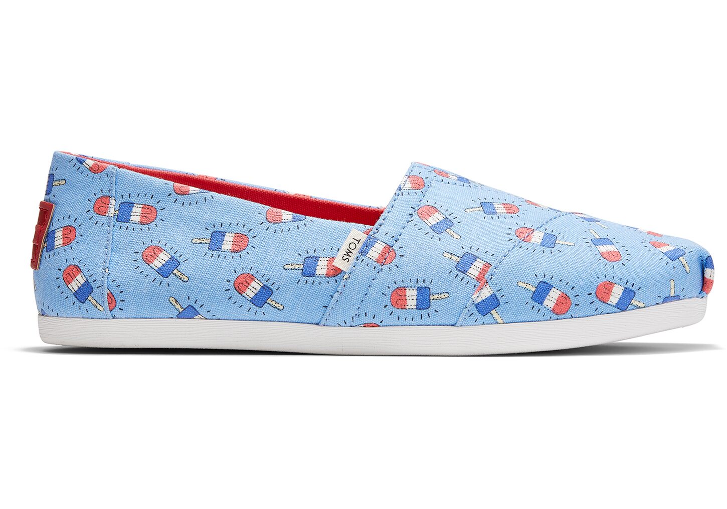 Toms Classics Glow in the Dark Popsicles - Womens Alpargata Espadrilles - Blue - NZ - 802394ODF